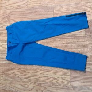 Cartonnier Anthropologie Charlie Ankle blue zipper-ankle pants, women's size 4